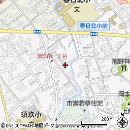 Ｍ・Ａ・Ｈ須玖南周辺の地図