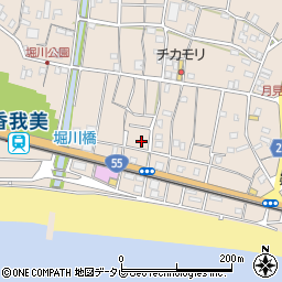 高知県香南市香我美町岸本708-10周辺の地図