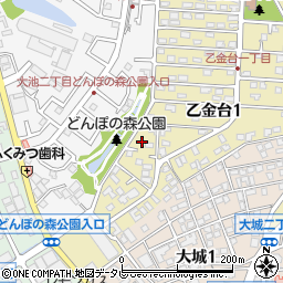 福岡県大野城市乙金台1丁目4-5周辺の地図