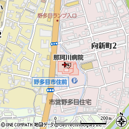 那珂川病院周辺の地図