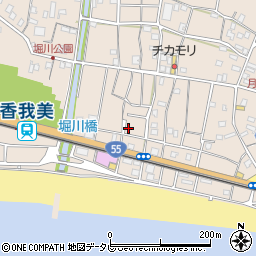 高知県香南市香我美町岸本708周辺の地図
