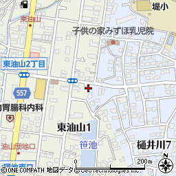 西日本新聞　エリアセンター堤周辺の地図