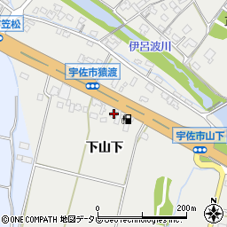 大分県宇佐市山下1215周辺の地図