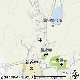 愛媛県大洲市新谷1720周辺の地図