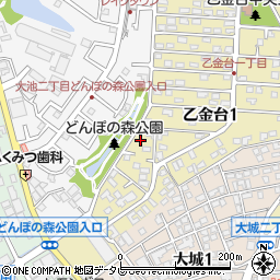 福岡県大野城市乙金台1丁目4-7周辺の地図