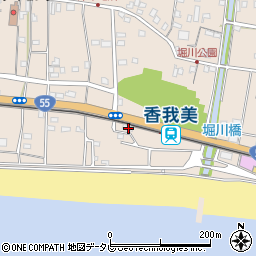 高知県香南市香我美町岸本331-7周辺の地図