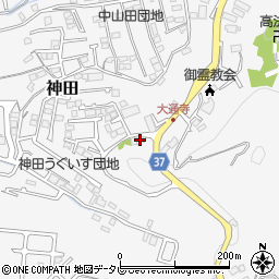 高知県高知市神田2383-1周辺の地図