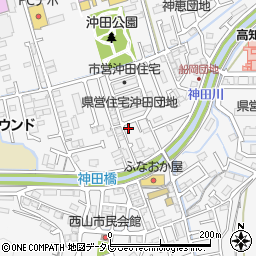 高知県高知市朝倉甲288周辺の地図