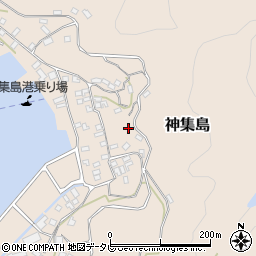 佐賀県唐津市神集島周辺の地図