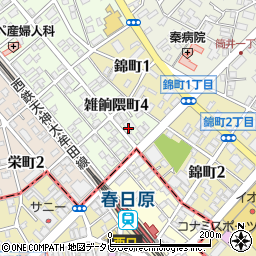シティライフ春日原駅周辺の地図