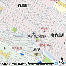 高知県高知市竹島町92-3周辺の地図