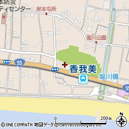 高知県香南市香我美町岸本331-2周辺の地図