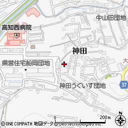 高知県高知市神田2389-34周辺の地図