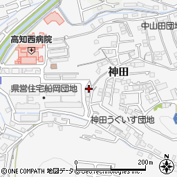 高知県高知市神田292周辺の地図