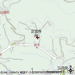 正宝寺周辺の地図