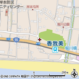 高知県香南市香我美町岸本331-11周辺の地図