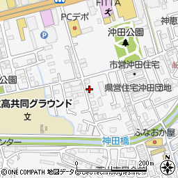 高知県高知市朝倉甲218-1周辺の地図