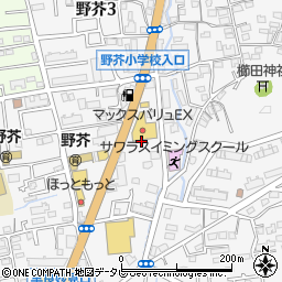 福岡県福岡市早良区野芥周辺の地図