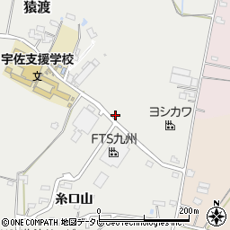 大分県宇佐市猿渡1048-30周辺の地図