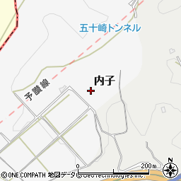 愛媛県喜多郡内子町内子乙周辺の地図