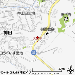 高知県高知市神田397周辺の地図