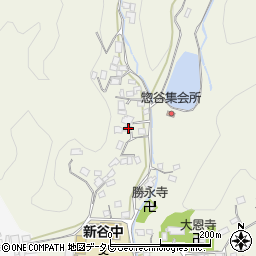 愛媛県大洲市新谷1722周辺の地図