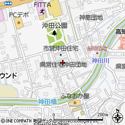 高知県高知市朝倉甲229周辺の地図
