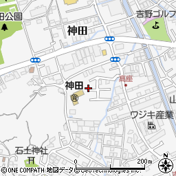 神田中山公園周辺の地図
