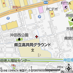 高知県高知市朝倉甲517周辺の地図