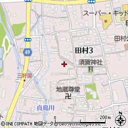 田村中公園周辺の地図