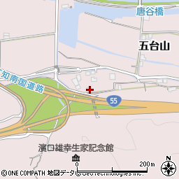 高知県高知市五台山1065-2周辺の地図