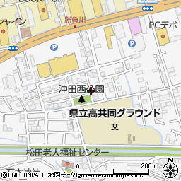 高知県高知市朝倉周辺の地図