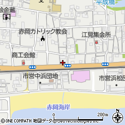 シーサイドコーポ松本周辺の地図
