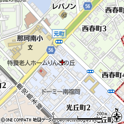 株式会社ナイン・コート　福岡営業所周辺の地図