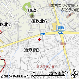 福岡中央銀行須玖支店 ＡＴＭ周辺の地図