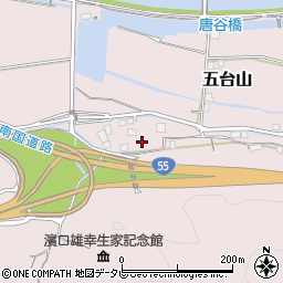 高知県高知市五台山1067-2周辺の地図