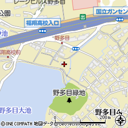 福岡県福岡市南区野多目周辺の地図
