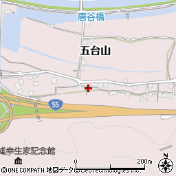 高知県高知市五台山4323周辺の地図