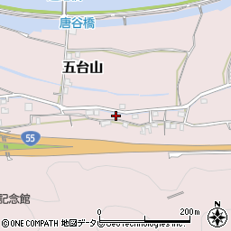 高知県高知市五台山1232周辺の地図
