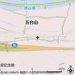 高知県高知市五台山1236周辺の地図