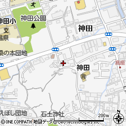 高知県高知市神田1368-21周辺の地図