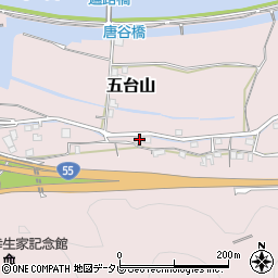 高知県高知市五台山1238-イ周辺の地図
