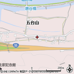 高知県高知市五台山1237周辺の地図