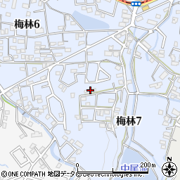 福岡県福岡市早良区梅林周辺の地図