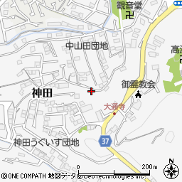 高知県高知市神田2187-3周辺の地図