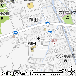 高知県高知市神田1408-3周辺の地図