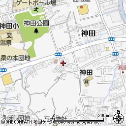 高知県高知市神田1368周辺の地図