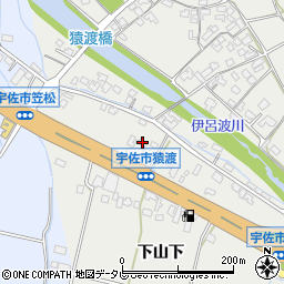 大分県宇佐市山下1195周辺の地図