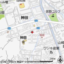 高知県高知市神田1408-12周辺の地図