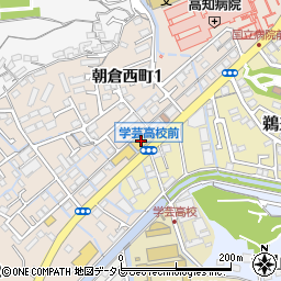 高知マツダ朝倉店周辺の地図